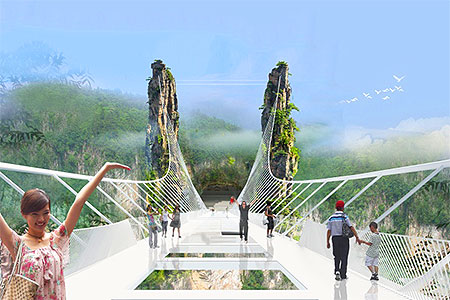 Мост не для слабонервных появится в Китае
