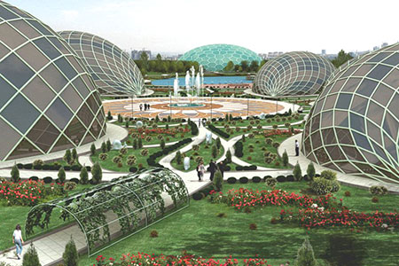 Строительство ботанического сада в&nbsp;Астане завершится в&nbsp;конце&nbsp;года