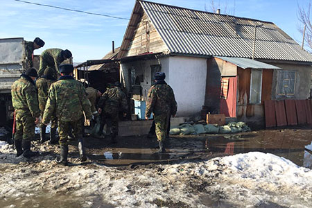 В Алматинской области подтопило несколько районов