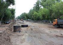 Астана: завершается ремонт участка ул. Ауэзова
