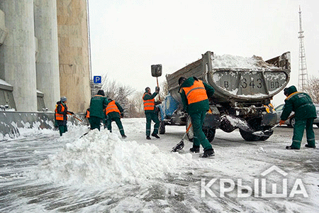 Как КСК должны убирать снег и&nbsp;лёд во&nbsp;дворах Алматы