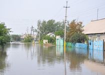 В Костанайской области затопило насёленные пункты (фото)