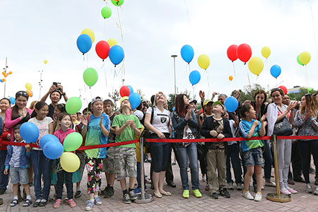 В Алматы открылся спортивный парк