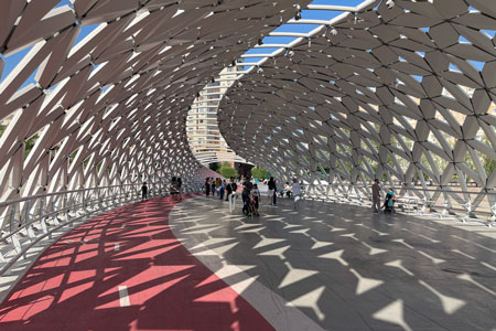 Мост в&nbsp;Нур-Султане выдвинут на&nbsp;международную архитектурную премию
