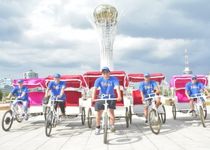 Астана: на левом берегу замечены велорикши