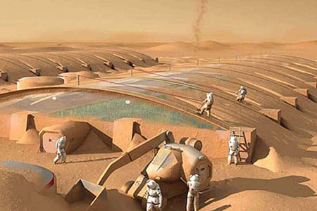 Инженеры придумали способ производить кирпичи на Марсе