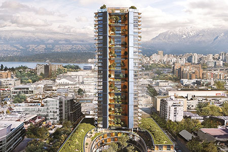 В Ванкувере построят самый высокий деревянный небоскрёб