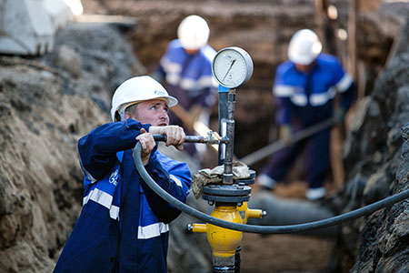 В Алматы протянут около 60 км газовых сетей