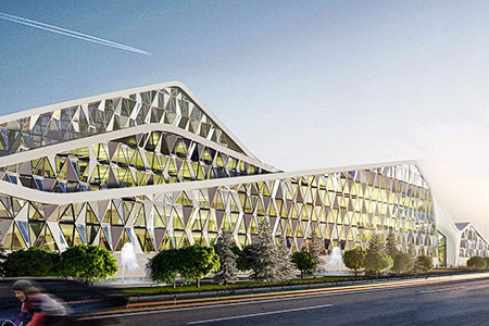 Архитекторы презентовали проект нового здания Нацбанка в Астане