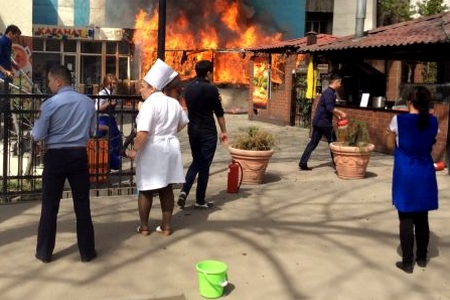 13 апреля в Алматы произошло 10 пожаров