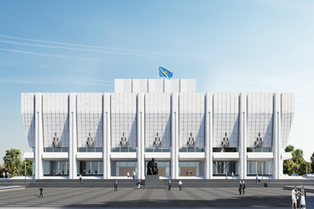 В&nbsp;Алматы представили новый проект реконструкции театра&nbsp;им.&nbsp;Ауэзова