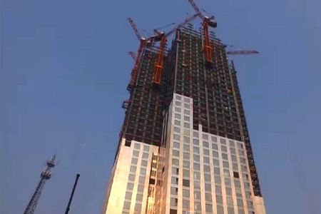 Китайцы возвели небоскрёб за 19 дней (видео)
